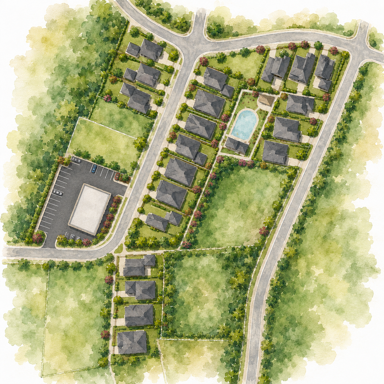 Site Plan - Senior Housing Development